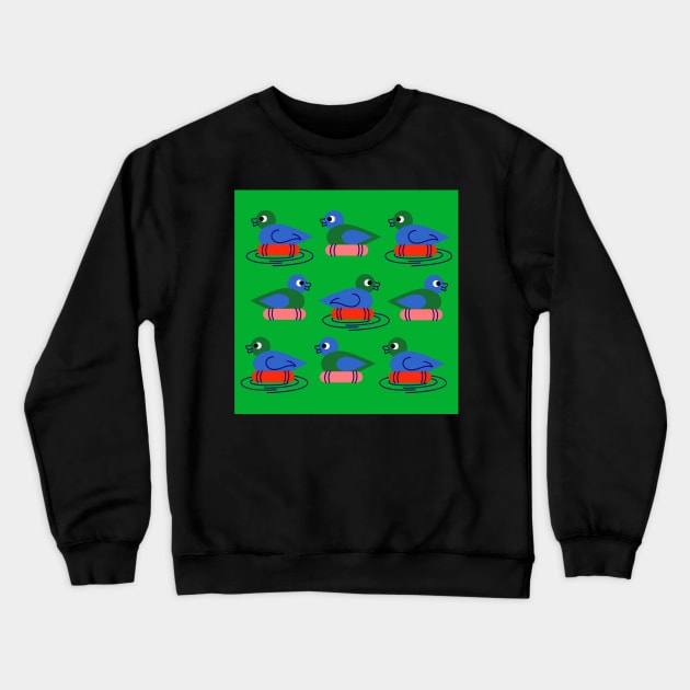 Cute Ducks Crewneck Sweatshirt by Catsel Store 